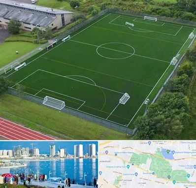 زمین فوتبال در چیتگر