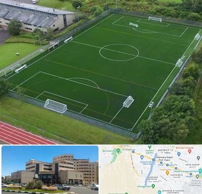 زمین فوتبال در صیاد شیرازی مشهد