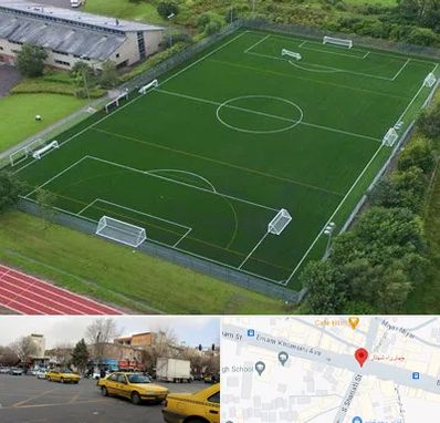 زمین فوتبال در شهناز تبریز