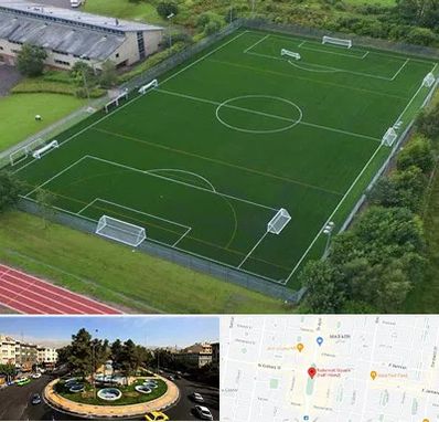 زمین فوتبال در هفت حوض