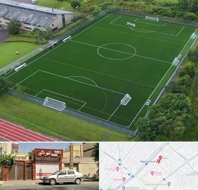 زمین فوتبال در باجک قم