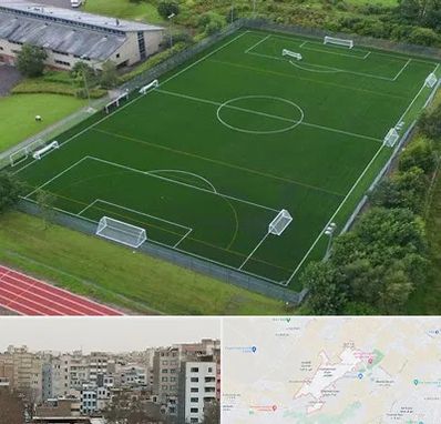 زمین فوتبال در محمد شهر کرج