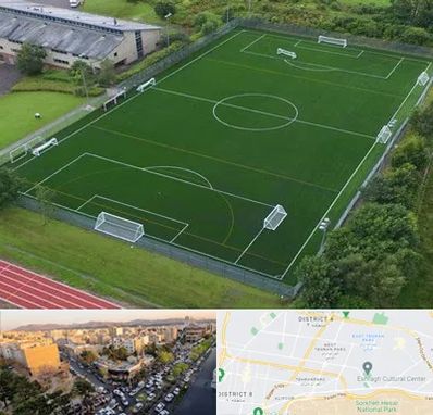 زمین فوتبال در تهرانپارس تهران