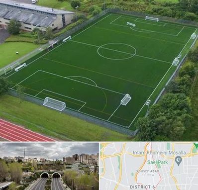 زمین فوتبال در یوسف آباد