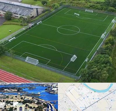 زمین فوتبال در کوروش اهواز