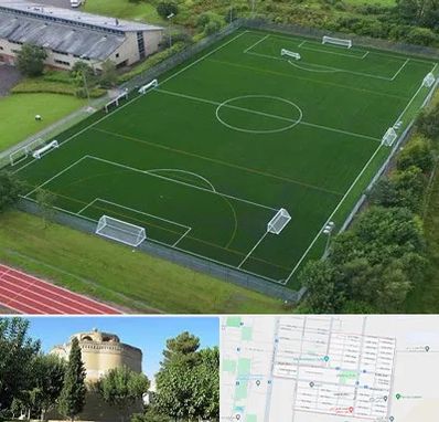 زمین فوتبال در مرداویج اصفهان