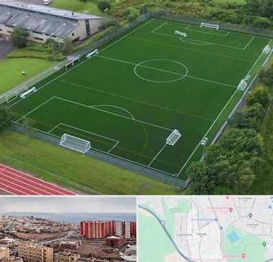 زمین فوتبال در سهند تبریز