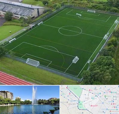 زمین فوتبال در کوهسنگی مشهد