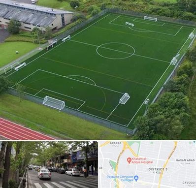 زمین فوتبال در ظفر