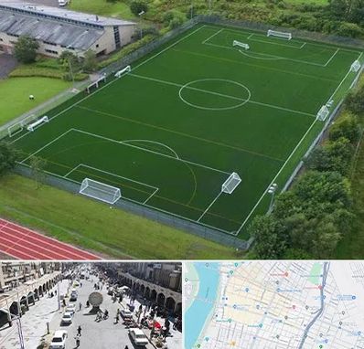 زمین فوتبال در نادری اهواز