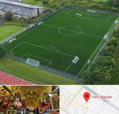 زمین فوتبال در بازار وکیل شیراز
