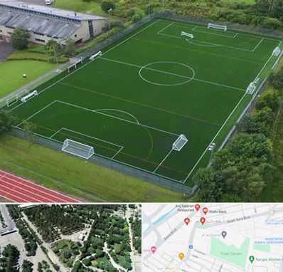 زمین فوتبال در سالاریه قم