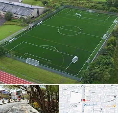 زمین فوتبال در خیابان توحید اصفهان