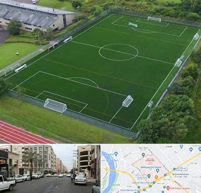 زمین فوتبال در زیتون کارمندی اهواز