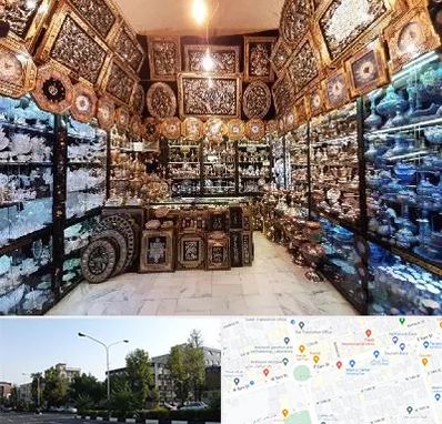 فروشگاه صنایع دستی در میدان کاج 