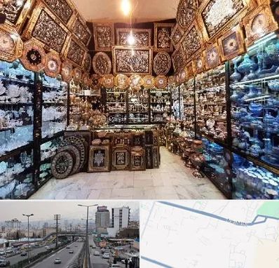 فروشگاه صنایع دستی در بلوار ارتش