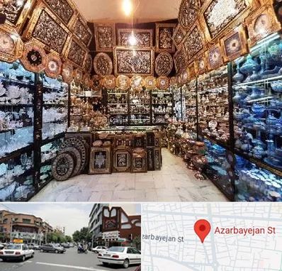 فروشگاه صنایع دستی در خیابان آذربایجان