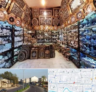 فروشگاه صنایع دستی در ضیابری رشت 