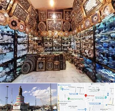 فروشگاه صنایع دستی در کارگر جنوبی 