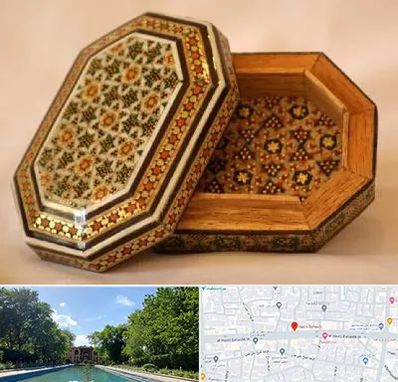 خاتم کاری در هشت بهشت اصفهان 