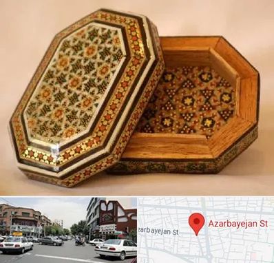 خاتم کاری در خیابان آذربایجان