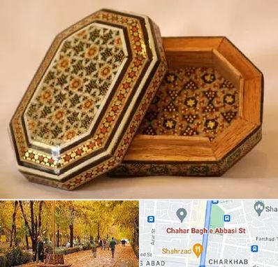 خاتم کاری در چهارباغ اصفهان 