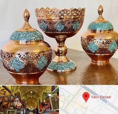فیروزه کوبی در بازار وکیل شیراز