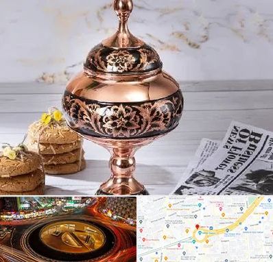 ظروف الماس تراش در میدان ولیعصر 