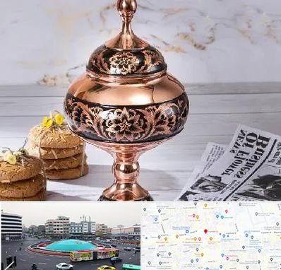 ظروف الماس تراش در میدان انقلاب 