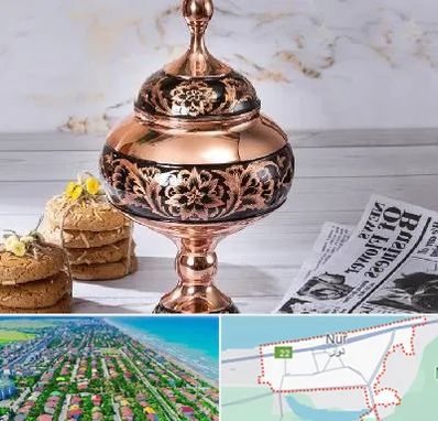 ظروف الماس تراش در نور