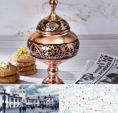 ظروف الماس تراش در میدان شهرداری رشت 