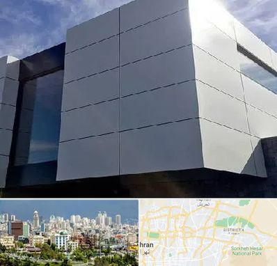 کامپوزیت نما ساختمان در شرق تهران 