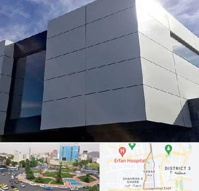 کامپوزیت نما ساختمان در ونک 