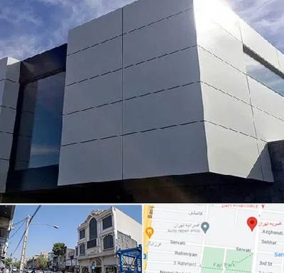 کامپوزیت نما ساختمان در افسریه 
