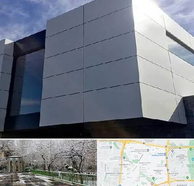 کامپوزیت نما ساختمان در باغ فیض 