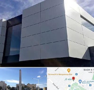 کامپوزیت نما ساختمان در فلکه گاز شیراز 