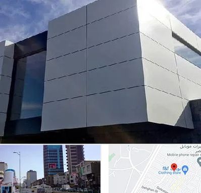 کامپوزیت نما ساختمان در چهارراه طالقانی کرج 