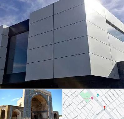 کامپوزیت نما ساختمان در مصلی مشهد 