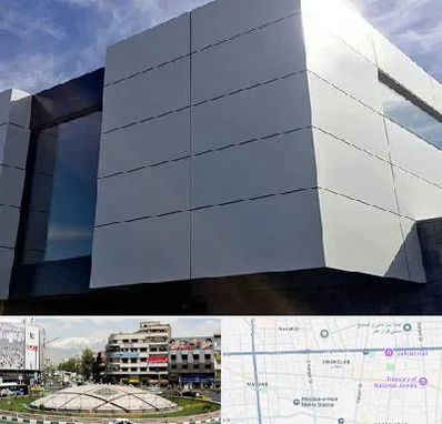 کامپوزیت نما ساختمان در مرکز تهران