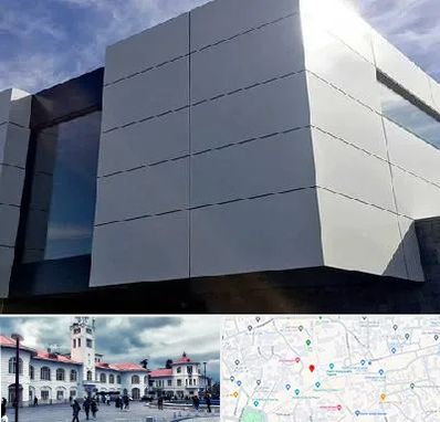 کامپوزیت نما ساختمان در میدان شهرداری رشت 