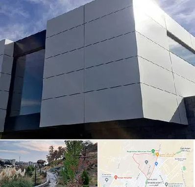 کامپوزیت نما ساختمان در باغستان کرج 