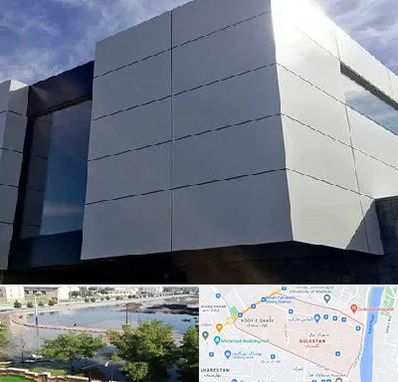 کامپوزیت نما ساختمان در گلستان اهواز 