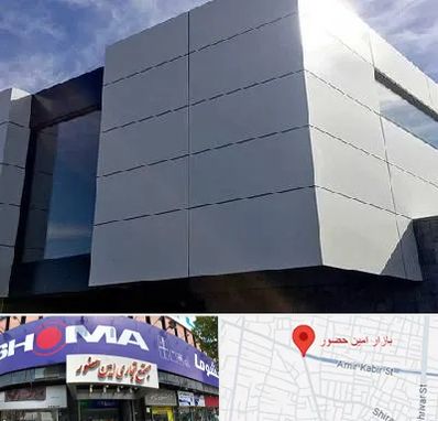 کامپوزیت نما ساختمان در امین حضور