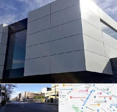 کامپوزیت نما ساختمان در خیابان ملاصدرا شیراز 