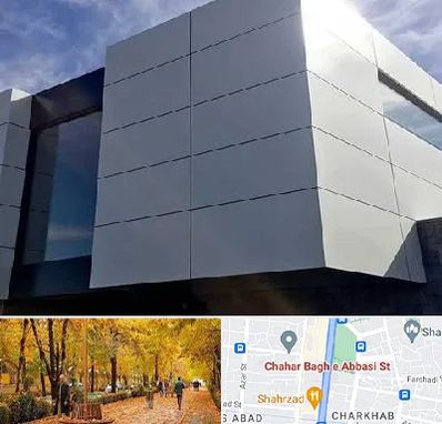 کامپوزیت نما ساختمان در چهارباغ اصفهان 