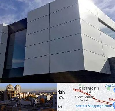 کامپوزیت نما ساختمان در فرمانیه 