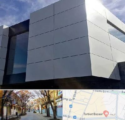 کامپوزیت نما ساختمان در تربیت تبریز 