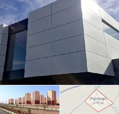 کامپوزیت نما ساختمان در پردیسان قم 