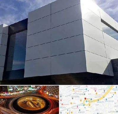 کامپوزیت نما ساختمان در میدان ولیعصر