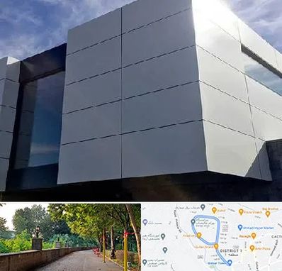 کامپوزیت نما ساختمان در بلوار گیلان رشت 